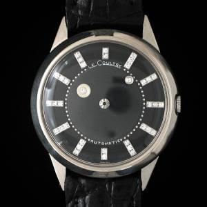 LeCoultre mystery vintage watch 14k 白金鑽石自動錶