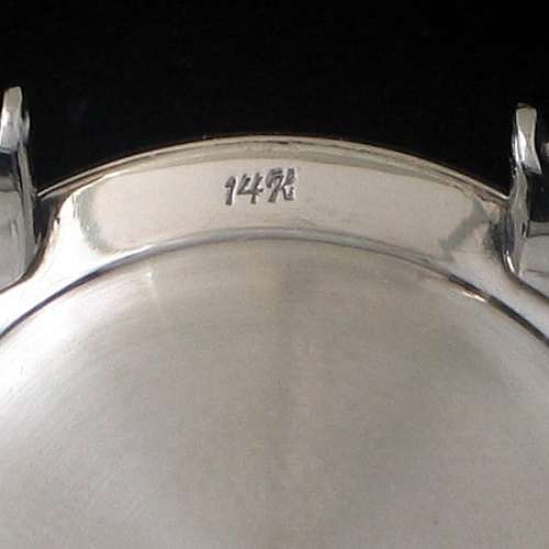 LeCoultre mystery vintage watch 14k 白金鑽石自動錶