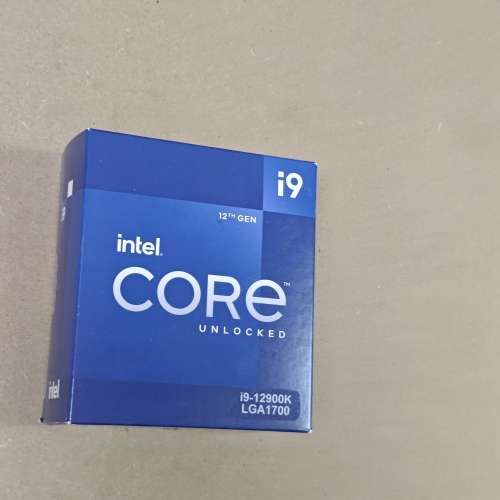 急放全新Intel i9-12900K 未拆盒 荃灣站交收 歡迎出價