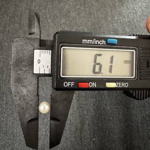 18k金天然淡水珍珠耳釘