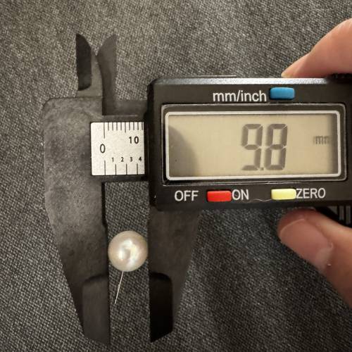 天然淡水珍珠耳釘925銀針