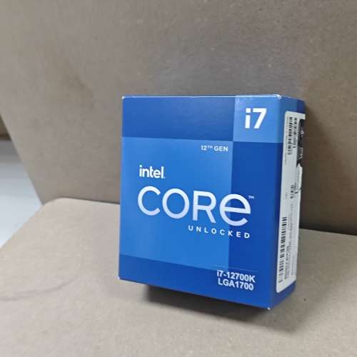 [荃灣站交收] 美版 Intel i7-12700K 全新未拆