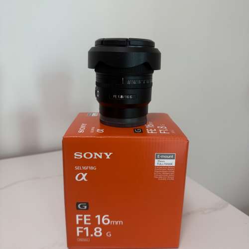 Sony FE SEL 16mm F1.8 G