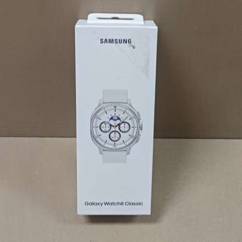 [荃灣站交收] 全新美版 Samsung Galaxy Watch 8 Classic 白色 46mm 智能手錶 未開封
