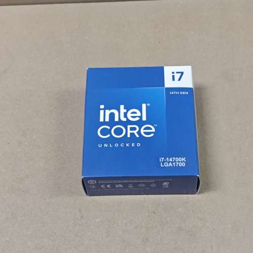 全新美版 Intel Core i7-14700K 處理器 20核心 5.6GHz 荃灣站交收