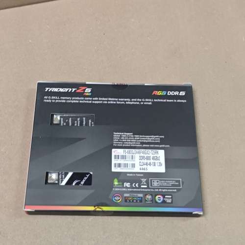 速放！全新美版 G.Skill 48Gx2 DDR5 6800 CL34 專為高階平台 荃灣站交收
