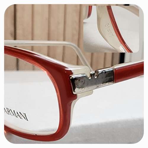 Emporio Armani 眼鏡框 古典款式 658 595 全新庫存  Made in Italy NOS