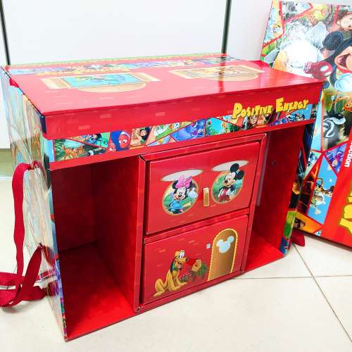 迪士尼 dr max 收納箱 收納櫃連鏡