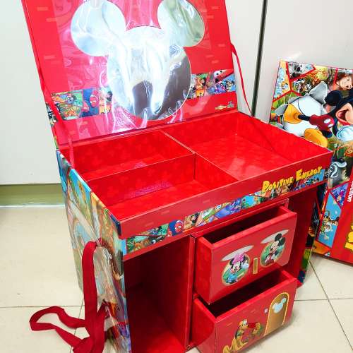 迪士尼 dr max 收納箱 收納櫃連鏡