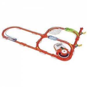 Hot Wheels 電動陀螺 風火輪 旋轉飛碟發射軌道賽道 Spin Shotz Rail Rip Race Playset