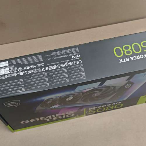 【美版】NVIDIA GeForce RTX 5080 顯示卡｜性能強勁｜荃灣站交收｜歡迎出價