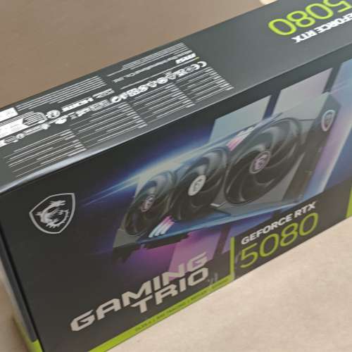 【美版】NVIDIA GeForce RTX 5080 顯示卡｜性能強勁｜荃灣站交收｜歡迎出價
