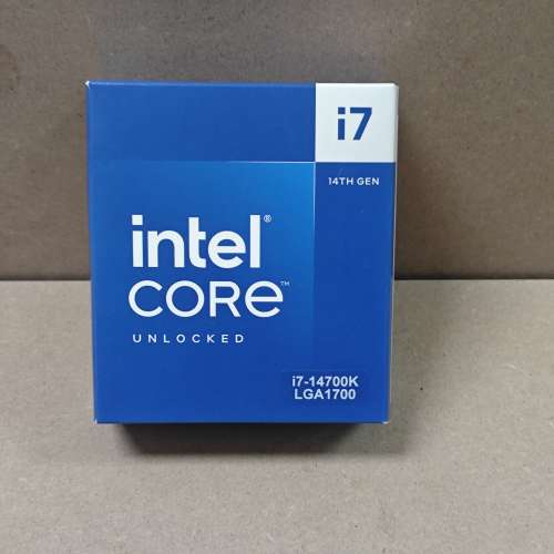 [全新盒裝] 美版 Intel Core i7-14700K CPU 處理器 20核28線程 冇鎖頻 荃灣站交收 ...
