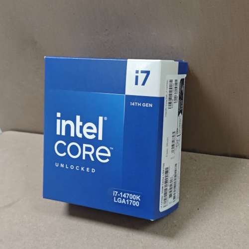 [全新盒裝] 美版 Intel Core i7-14700K CPU 處理器 20核28線程 冇鎖頻 荃灣站交收 ...