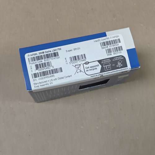 [全新盒裝] 美版 Intel Core i7-14700K CPU 處理器 20核28線程 冇鎖頻 荃灣站交收 ...