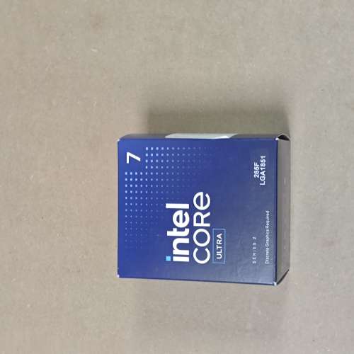 [全新盒裝] 美版 Intel Core Ultra 7 265F 處理器 AI高效能 冇鎖頻 荃灣站交收 歡迎...