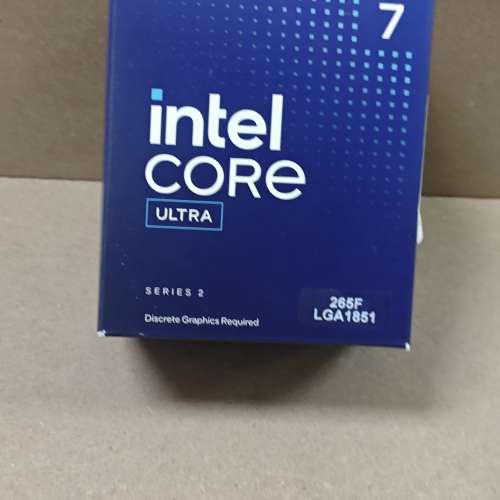 [全新盒裝] 美版 Intel Core Ultra 7 265F 處理器 AI高效能 冇鎖頻 荃灣站交收 歡迎...
