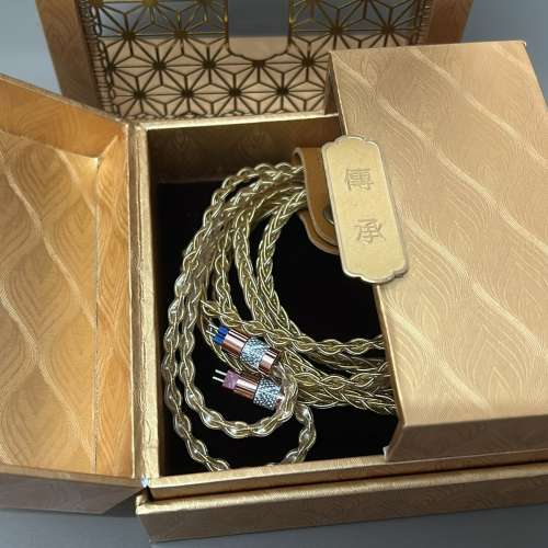 (全新旗艦重量級耳機升級線)帝皇星 Emperor Star925純銀+真金(比周大福/周生生9999...