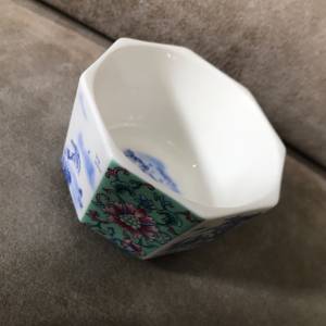 🍵 Enamel Cup 130ml 7.7*5.3cm NEW 全新 仿古 八方杯 琺瑯彩 🍵