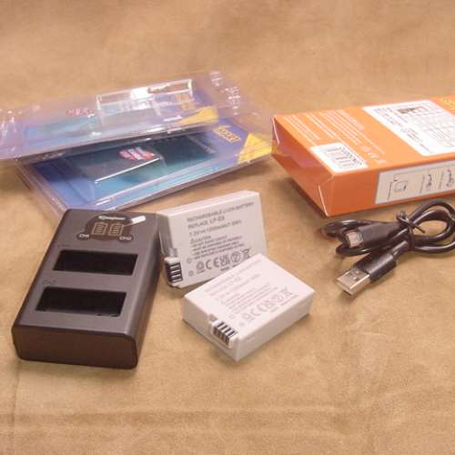 ( 2x LP-E8電池 連 1x LPE8 USB雙位充電器 )優惠套裝合Canon EOS 600D,EOS 650D,EO...