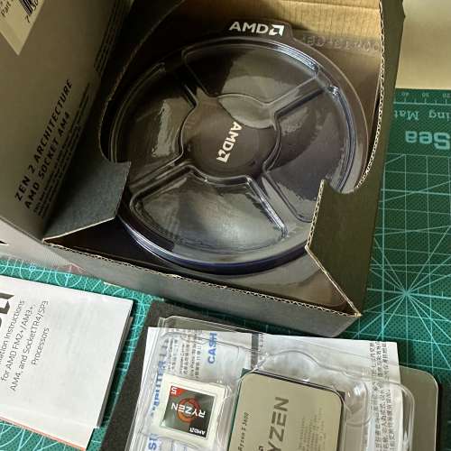 AMD Ryzen 5 3600 CPU AM4 R5 香港原裝行貨 連原裝散熱風扇(全新) 電腦 處理器