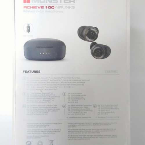 MOSTER ACHIEVE100 AIRLINKS (全新品) 真無線藍芽耳機