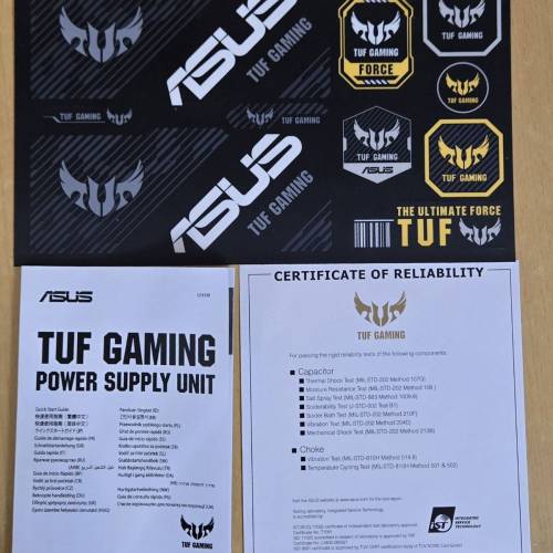 有單有保asus tuf 550w 電源 火牛