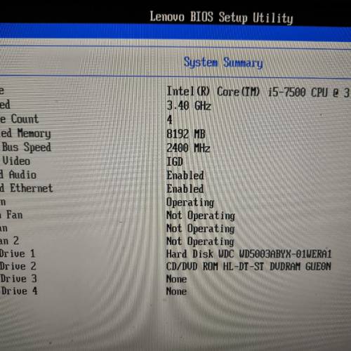 Lenovo ThinkCentre SFF M910S i5-7500 8GB Ram