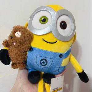 睇下文·文盲勿擾·不轉wtsapp/電話‼️ 絕版正版·環球影城迷你兵團bob抱 tim bear...