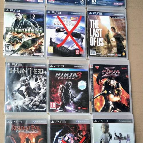 珍藏psp ps3 wii 遊戲，全部新淨有說明書。全部50元一隻。