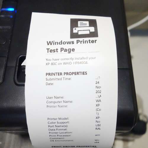 代友出售 - USB 熱感式單據打印機 (80mm) (包運費)