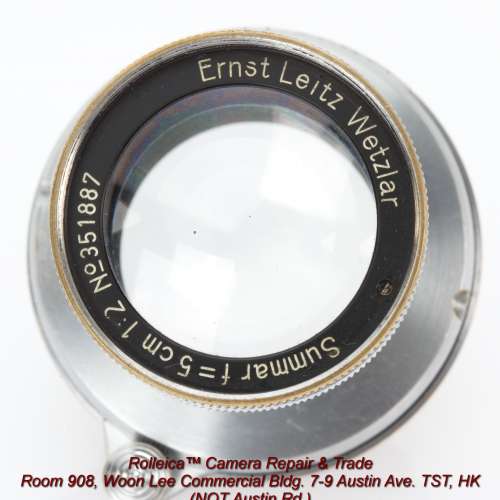 Leica Summar 50/2 from Doug's own collection. WA 6807 9298 for test pix DNG.