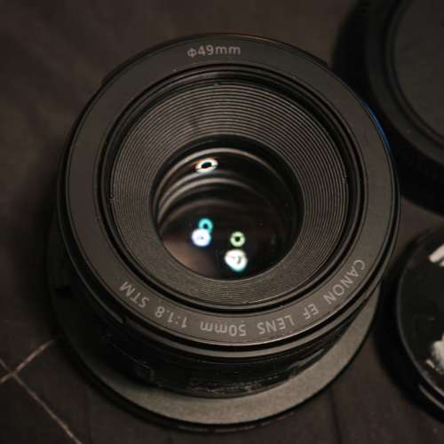 90%新 Canon EF 50mm F1.8 STM 連 Fujifilm GFX 副廠 自動對焦AF 轉接環 平價輕巧Fu...