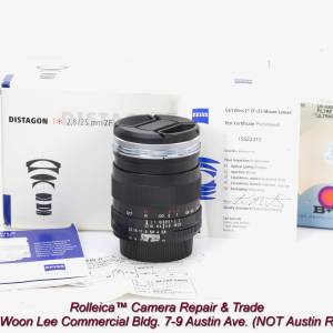 Distagon 25/2.8 ZF [like new] in box, papers & UV  Whatsapp  6807 9298