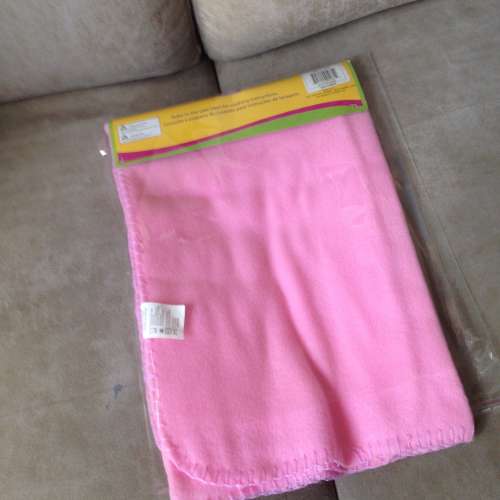 👶 Baby Fleece Blanket 76x76cm DISCOUNT NEW 全新 嬰兒 毛毯 粉紅 👶