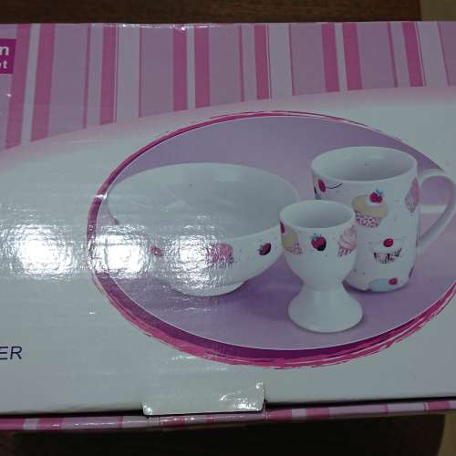 全新湯碗杯套裝