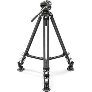 Leofoto LVC-193C Carbon Fiber Twin-Leg Tripod with BV-15 Video Head System
