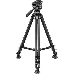 Leofoto LVC-253C Carbon Fiber Twin-Leg Tripod with BV-20 Video Head System