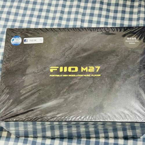 99.9%新 Fiio M27 鋁合金版 DAP 旗艦級 香港行貨 全套未用 頂級播放器 Head-Fi
