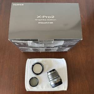 限量版 石墨灰 GRAPHITE LIMITED EDITION FUJIFILM FUJINON XF 23mm F2 R WR LENS ...