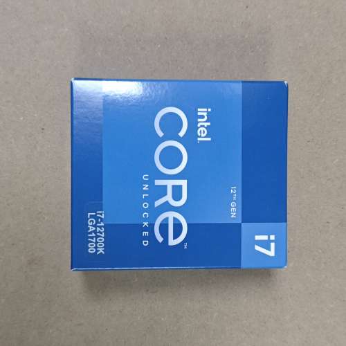 CPU I7-12700K