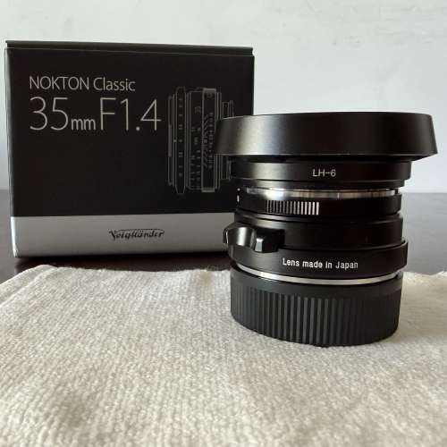 超級新淨 FULL SET 福倫達 Voigtlander Nokton Classic 35mm F1.4 II MC VM LEICA ...