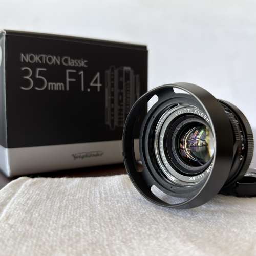 超級新淨 FULL SET 福倫達 Voigtlander Nokton Classic 35mm F1.4 II MC VM LEICA ...