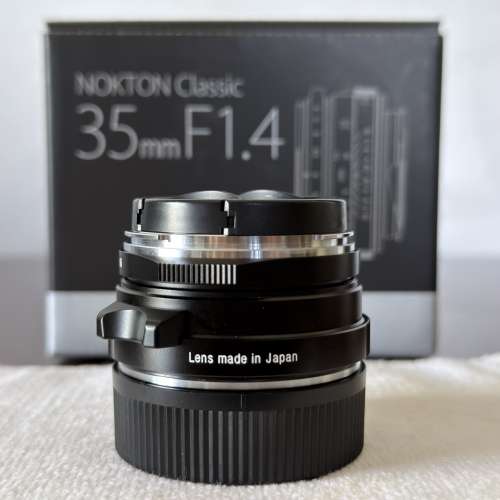 超級新淨 FULL SET 福倫達 Voigtlander Nokton Classic 35mm F1.4 II SC VM LEICA ...