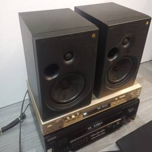 老細搬遷 平售一套音響KEF Coda喇叭 sony cd / 擴音機 全套$800 不議價