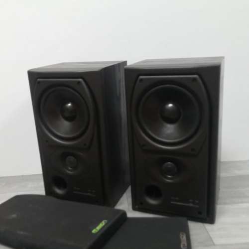 早期英國制mission 731書架喇叭一對85%新