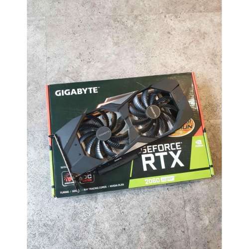 GIGABYTE GeForce RTX 2060 SUPER WINDFORCE OC 8G GDDR6 顯示卡 接近3060 8gb