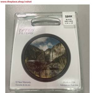 [全新行貨] 特價!! Tiffen FusionPOL Black Pro-Mist + CPL (58mm Density 1/4) Fi...