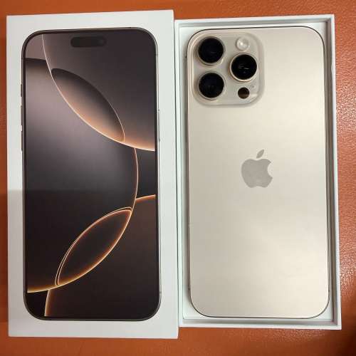 iPhone 16pro max 512gb,港行極新，電90，所有原裝，所有功能正常！