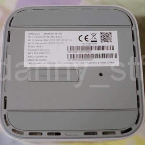 SmarTone 5G X GHTelcom 5G CPE Pro 3 Sim Router H138-380 與華為同款 (只供SmarT...